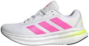 adidas Women's Galaxy 7 Running Shoes, FTWR White/Lucid Pink/Lucid Lemon, 6 UK