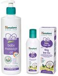 Himalaya Baby Massage Oil (500ml) & Himalaya Baby Hair Oil 100 ml