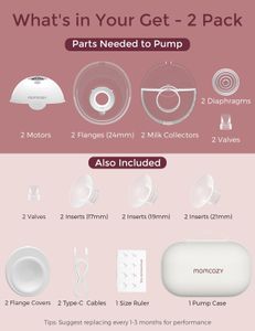Momcozy Mobile Breast Pump – Portable Electric Hands-Free Pump