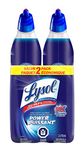 Lysol Toilet Bowl Cleaner, Power, For Cleaning and Disinfecting, Stain Removal, 10x cleaning actions, 1420ml, Pack of 2 (2 x 710ml)