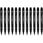 uni-ball Pin Black Technical Drawing Marker Pen 0.5mm - Box of 12 Pens