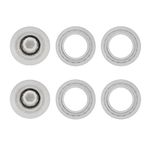 Aillsa 3884997-R6 Replacement Parts Pool Cleaner-Guide Wheels 4 Pack with 2 PackPully Gears Compatible with Maytronics Dolphin Nautilus, Nautilus CC Plus, M200, M400, M500, Premier Pool Cleaner