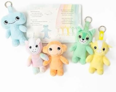 Slumberkins The Colors Within Keychain Set + Book - A Lesson in Emotional Growth