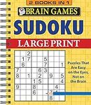 Brain Games - 2 Books in 1 - Sudoku