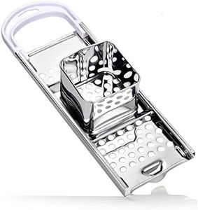 Stainless Steel Spaetzle Noodle Dumpling Maker German Egg Noodle Dumpling Tool with Comfort Rubber Grip Handle & Safety Pusher