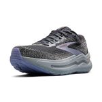 Brooks Women’s Ghost Max 2 Neutral Running & Walking Shoe, Ebony/Sweet Lavender/Alloy, 8 Wide