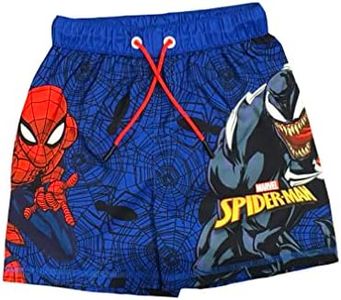 Marvel Costume da bagno Ragazzo Spiderman età 2-10 anni, Rosso, 2-3 Anni