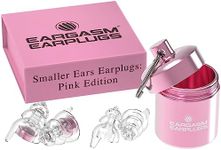 Eargasm Smaller Ears Earplugs - Pink High Fidelity Filtered Noise Reducing Reusable Ear-Plugs for Kids, Women, Men - Hearing Protection for Live Concerts, Motorcycles, Festivals, Sporting Events