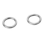 VALYRIA 500pcs Silver Tone Stainless Steel Open Jump Rings for Jewelry Making,2.5mmx0.4mm