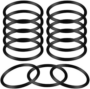 KEEPOW Vacuum Belt 66100, 13 Pack Round Vacuum Belts Replacement Vacuum Parts Compatible with Sanitaire Eureka Vacuum Cleaner, SC679 C2094 Belt, Part Number 30563B, 30563A