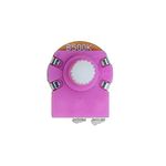 Electronic Spices 500K Split Shaft Rotary Switch Carbon potentiometer 2 pin - White/Purple