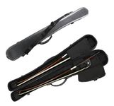 Vetimobato Carbon Fiber Upright Double Bass Bow Hard Case hold 2 pcs Bows Box Fit for the german & french style bows (Black)