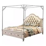 Bed Curtain Canopy Bed Canopy Frames Our Post Canopy Bed Frame Canopy Bed Queen Frame, Canopies Mosquito Netting Bracket,Queen