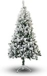 Perfect Holiday Christmas Tree, 4-Feet, Flocked Snow