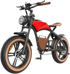 Electric Bike Peak 1500W 20 * 4" Fat Tire 30MPH 25-50Mile, 12.5Ah Winter Snow Beach Ebike Hill Retro Moped Mountain Electric Bicycle, Dual Disc Brakes & Shocking Proof for Adults Teens