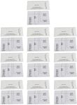 Miele Vacuum Filter, Miele Classic C1 Filters Fiber Filter Screen Kit Miele Dust Compartment Filter Vacuum Cleaner Bags Fit for Miele Fjm Gn Series White, 10set