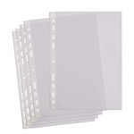 SUMMIT Punched Pockets A4, 100 Poly Pockets, Pack of 100