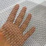 Valchoose 2 Pack 304 Professional Wire Mesh Panels, 310mm×610mm Aperture 4.5mm, Rustproof, 5 Mesh for Unwanted Guests Proof, Versatile Metal Mesh Sheet, Wire Mesh Sheet for DIY Project, Floor, Wall