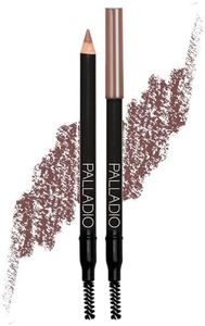 Palladio Brow Pencil & Brush for Eyebrows, Auburn