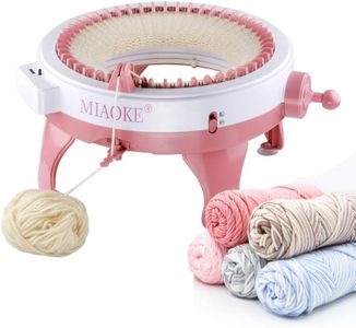 MIAOKE 48-Needle Knitting Machine – Circular Hand Crank Loom