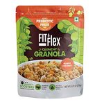 Fit & Flex Baked Granola | Mango Coconut | Oat Rich Cereal with Real Freeze Dried Fruits | Ready to Eat Healthy Breakfast Food | Cholesterol Free with Immunity Boosters - 275 GM