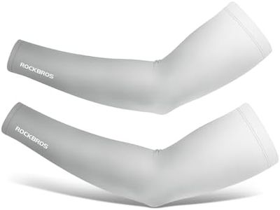 ROCKBROS UV Protective Cooling Arm Sleeves Men's and Women's Cycling Outdoor Activity Armrest Sleeves Summer