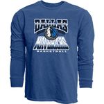 Blue 84 NBA Officially Licensed Long Sleeve T-Shirt Ringspun Team Color Icon