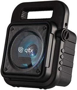 QTX | Ultimate Portable Party Speaker with Bluetooth, LED Lighting Effects & Microphone