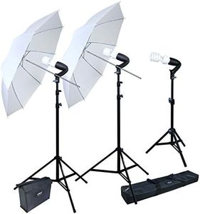 LINCO Lincostore 600W Photography Photo Video Portrait Studio Day Light Umbrella Continuous Lighting Kit AM153