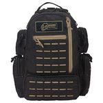 VooDoo Tactical 15-0058061000 Mini Tobago Pack with Die Cut Molle Black with Coyote