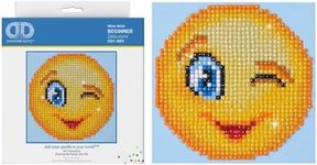 Diamond Dotz Wink Wink Emoji Diamond Painting Kits for Adults - Diamond Art Kits a Relaxing Creative Craft Kit with Dotz Gems 4.2"x4.2"