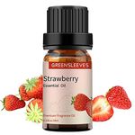 GREENSLEEVES Strawberry Essential Oil, Fruit Fragrance Oil 10ml for Diffusers, Humidifiers, Aromatherapy