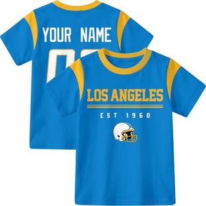 INAOO Los Angeles T-Shirt for Kids Clothes Short Sleeve Custom Gifts