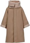 For us Adult Toddler Kids Star Baby Cosplay Costume Halloween Robe Dress Up Winter Coat, Brown, Kids/Medium