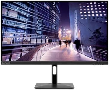 Lenovo N27p 27-inch 4K UHD Monitor, Antiglare, DisplayHDR 400, Height Adjustable Tilt Pivot Swivel, Raven Black, 67C3GAC4AU