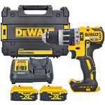 DEWALT DCD796P2-GB DCD796P2 Combi Drill 18V XR Brushless Compact Lithium-Ion (2 x 5.0Ah Batteries), 18 V, Yellow/Black, One size