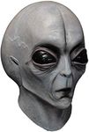 Ghoulish Productions Area 51 Mask. Grey Alien Mask.Alien Mask. Scary Mask. One Size Adult Latex Mask.Aliens Line