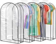 4 Pcs Clear Garment Bags for Hangin
