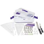 Wilton Cake Decorating Set, Decorator Preferred, Cake Decorating Tips, 20.3 x 22.8 x 26.7 cm (8 x 9 x 10.5 in) set of 48