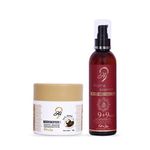 HI9 Soulful & Nourishing Body Butter - Shea & Cocoa 100 gm + Aroma Essence Body Massage Oil Combo - 200ml