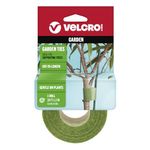 VELCRO Brand ONE-WRAP Ties | Tree and Plant Supports for Effective Growing | Strong Gardening Grips are Reusable and Adjustable | Cut-to-Length, 18 ft x 2 in, Green-Recycled Plastic