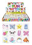 Henbrandt 24 x Cute Temporary Tattoos Children's Birthday Loot Party Bag Filler