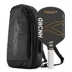Hundred Phantom 80 Xtend Pickleball Paddle | 16mm Core | Control Play | Free Bag Included (Black/Orange)