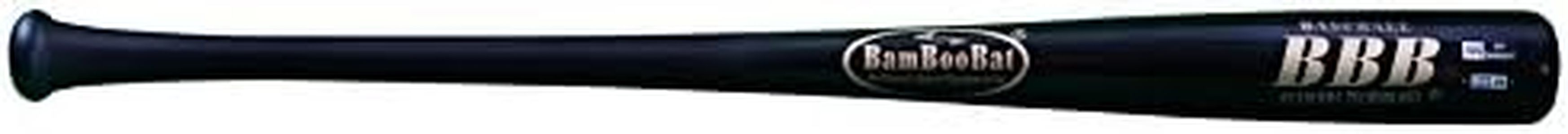 BamBooBat Adult Bamboo Baseball Bat, HBBB100D32, Black/Black, 32 inch/29 oz