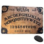 Game Mouse Pad 600*400*3mm Retro Mouse Pad Ouija Board Design with Stitched Edge Personalized Mouse Mat, 23.6"x15.7" Inch,Non-Slip Rubber Mousepad for Office/Home,Gift for Birthday,Halloween,Christmas