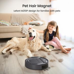 Lefant M210P Robot Vacuum Cleaner, Grey – 2200Pa, Alexa, Self-Charging, Pet Hair