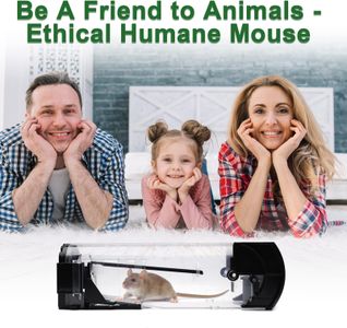EGOFLYYA Humane Mouse Traps, 2-Pack – No-Kill Rodent Catcher