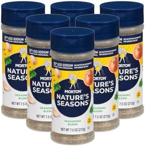 Morton Nature's Seasons Seasoning Blend, 25% Less Sodium, (7.5 oz), 6-Pack,Perfect for Cooking & Seasoning