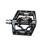 Funn Mamba S MTB Clipless Pedals, Single Sided Clip Mountain Bike Pedals, Compatible with SPD Cleats, 9/16-Inch CrMo Axle Bicycle Pedals for MTB/BMX/Gravel Cycling (Black)