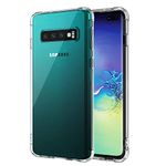 Uluck Case For Samsung Galaxy S10 Plus, Crystal Clear Anti-Yellow Case, Ultra Slim Soft TPU Silicone Shockproof, Anti-Scratch Samsung S10+ Plus Phone Case Cover - Clear (6.4 inch)